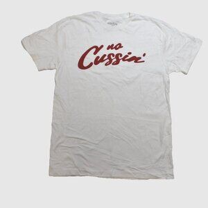 Elle King No Cussin' Adult White Shirt New Large